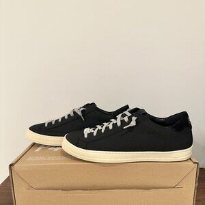 NWT - P448 Men - John Recycled Black Sneaker - Size 42